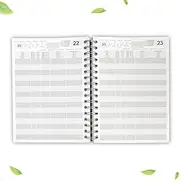 KOCHDIALOG Reservation Book 2025 Sturdy Ring Binder A5 for Catering and Hotel, Restaurant, Gastro, Guest House, Holiday Home, Room Occupancy Plan, Booking Calendar, Occupancy Plan, 1 Piece (2025)