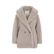 [Max Mara] Max Mara-Beige Olga Teddy Alpaca Coat-Donna S STAND