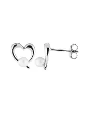 Splendid Pearls Silver 3.5-4mm Freshwater Pearl Earrings