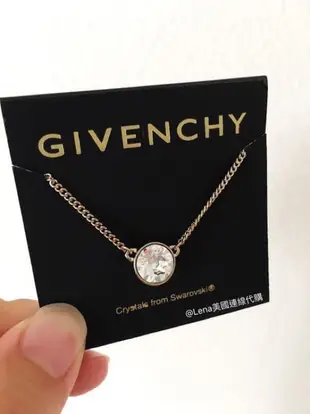 (現貨) Givenchy 紀梵希 氣質鎖骨水鑽項鍊-施華洛世奇