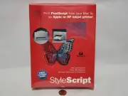 NEW (Read) StyleScript Mac Adobe PostScript Apple / HP Printing Software SEALED