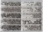 [Generic] Watch Screw Kit, Replacement Screw Tiny Metal Watch Screw, Assortment Kit Self-Tapping Waterproof Electronic Screw for Eyeglasses