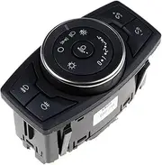 AMGHCGTEEW Car Auto Headlight Switch Headlamp Fog Light Control Button Fit for Ford JB3T-13D061-BAW JB3T13D061BAW