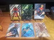 2022 Fleer Ultra Avengers 6 Card Lot. Black Panther Green. Pym Namor Ant-man