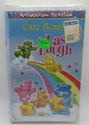 CARE BEARS: THE LAST LAUGH ANIMATED VHS VIDEO, 6 EPISODES, CLAMSHELL CASE