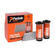 PASLODE 38mm Brad Nails & 2 Fuel Cells - 2000 Pack B20738