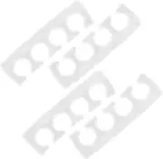 ELAYARD 2pairs Gel Toe Separators Portable Silicone Toe Dividers for Nail Care Multifunctional Pedicure Manicure Tools for Men and Women Reusable Fit