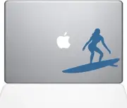 The Decal Guru Catching Some Waves Decal Vinyl Sticker, 13" MacBook Pro
