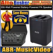 Alto Professional Busker Portable 200-watt Battery-powered PA Speaker/ 1 Year Wa