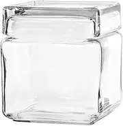 Anchor Hocking Stackable Jar with Glass Lid, 947 ml Capacity