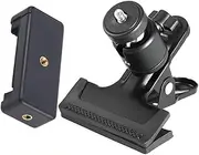 Rotating Phone Holder Desk Cellphone Stand Tripod Stand for Phone Multi-Functional Clip Support for Live Streaming Tv Shows Random Style