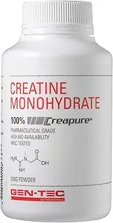 Gen-Tec Nutrition Creatine Monohydrate Powder, 200 Grams