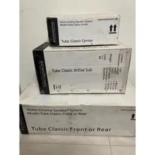 展示品~丹麥原裝 Dantax scansonic tube 主喇叭 環繞喇叭 小落地喇叭