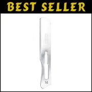 Box of 100 Non-Sterile Carbon Steel Blades - Essential for Crafts and Labs