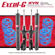 4 KYB EXCEL-G Shocks Super Low Coil for HOLDEN Commodore VY Utility 5.7 V8