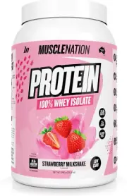 Strawberry Milkshake Flavour Whey Protein Isolate 990G (30 Serves)