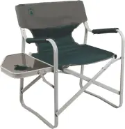 Outpost Elite Folding Camp Chair with Side Table & Cup Holder, Weather-Resistant