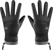 [APLVFFZH] Winter Gloves for Men Outdoor Cycling Gloves Touchscreen Warm Gloves for Skating