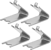 RORPOIR 4pcs Fridge Shelf Clip Stable Support for Refrigerator Freezer Cooler Easy Installation Multifunctional Design Compatible with Shelving