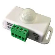 Adjustable PIR Motion Sensor Switch for 12V 24V Lighting Customizable Settings