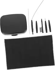 PLAFOPE 1 Set Hearing Amplifier Cleaning Kit Daily Use Tools with Portable Storage Case Lightweight Brushes for Wax Removal and Maintenance of Hearing Devices