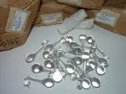 89 1980's Czech. Clear Tear Drops, Chandelier Parts, Suncatchers Lusters. 2 1/2"