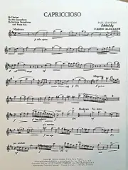 Capriccioso, by JeanJean for Alto Sax, with Piano Accompaniment