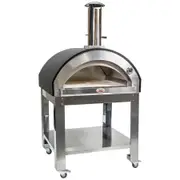 Marine Grade Wood Fired Pizza Oven - Flaming Coals