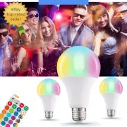 16 Colour Light Bulb Bayonet RGB B22 E27 Controlled Screw Lamp Light