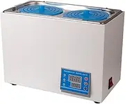 Digital Thermostatic Lab Water Bath, 300W/600W Electric Water Bath Heater with Digital Display and Protective Cover Lid for Lab Use, 3.25L/6.86 L Stainless Steel Liner, Laboratory Water Bath Supplies