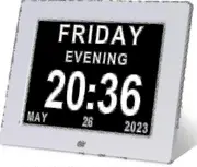 Dementia Clock Alzheimers Clock Large Digital Calendar Clock For Seniors,clock With Day And Date F