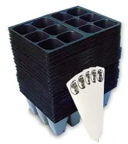 The Hydroponic City Seed Starter Tray, 720 Cells (120 Trays - 6 Cells Per