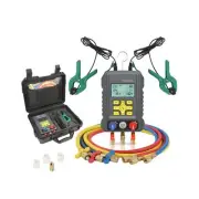 HVAC Gauges 93 Refrigerant Detection Digital Manifold Gauge Set HVAC Pressure...