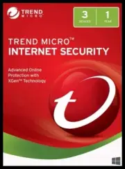 Trend Micro Internet Security: 1YR, 3D - Family Protection From Online Threats!