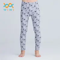 在飛比找蝦皮商城優惠-【WIWI】米奇Tool溫灸刷毛內著發熱褲(星砂灰 男S-3