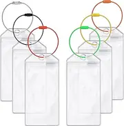 Alyvisun Pack of 6 Luggage Tags for Cruises, Cruise Luggage Tags, PVC Transparent Suitcase Tags, Cruise Address Tags, Waterproof Suitcase Labels for Suitcase, Luggage Bag