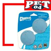 ChuckIt! Rebounce Natural Recycled Rubber Dog Ball, Medium, 2 Pack