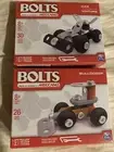 Bolts By Meccano Building Kit Metal, Car & Bulldozer, STEM, NIB, Free Shipping