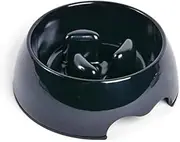 Petface Anti Gulping Dog Bowl, Black