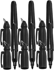 UPKOCH 6pcs Golf Ball Marker Tool with Hook Line Drawing Pen Durable Golf Ball Liner for Accurate Course Marking Easy to Attach