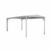 Absco Structures 3.00 x 6.00 x 2.66m Zincalume Single Gable Carport - Zincalume