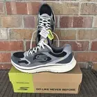 Skechers Go Run Consistent 2.0 Retro Runner V1 Charcoal Men Size 12 Sneakers New