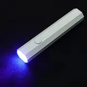 OSOLADY Nail Lamp Builder Kit Lamp for Nails Light Stickers Brush Gel Pen Liner Flashlight Manicure Young Led Manicure Dryer Plastic White