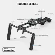 NEEWER SR007 Universal Shoulder Rig with Arca-Swiss QR System