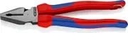 Knipex Tethered High Leverage Combination Pliers, 225 mm x 54 mm x 21 mm Size