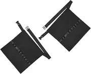 PENIKOKO 2pcs Hair Tool Belt Bag Barber Belt Bag Hairdressing Tool Bag Restaurant Waitress Accessories Barber Bag Barber Tool Bag Salon Supplies Hairstylist Belt Black Fabric