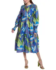 FARM Rio Macaw Midi Dress