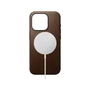 Nomad Leather Case for iPhone 15 Pro - Brown