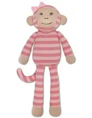 [Organic Farm Buddies] Maggie the Monkey Soft Animal Plush Toy 0+ 35cm in Multi