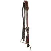 Professional's Choice Tapered Chocolate Roughout Gunslinger Slit Ear Headstall